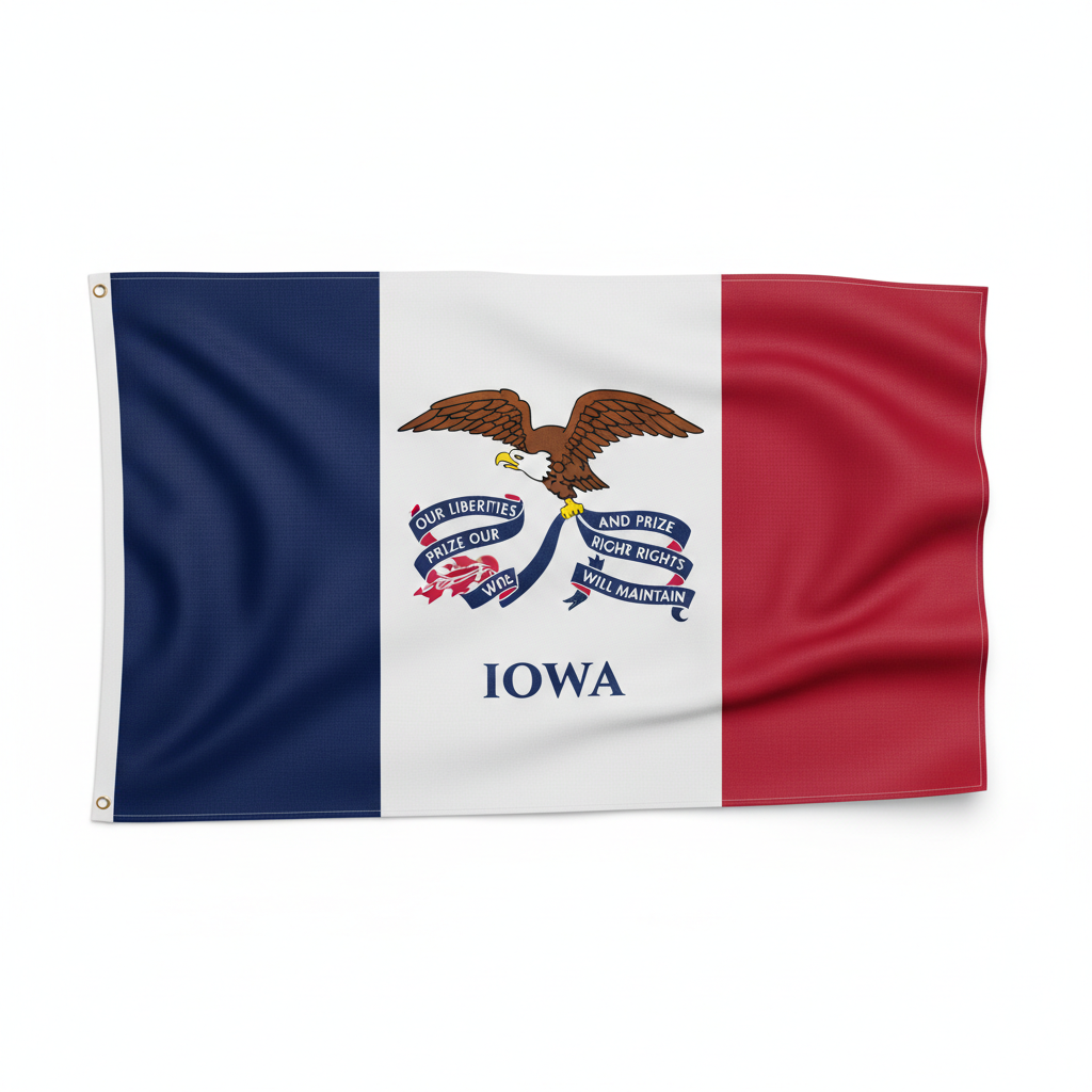 Iowa state flag