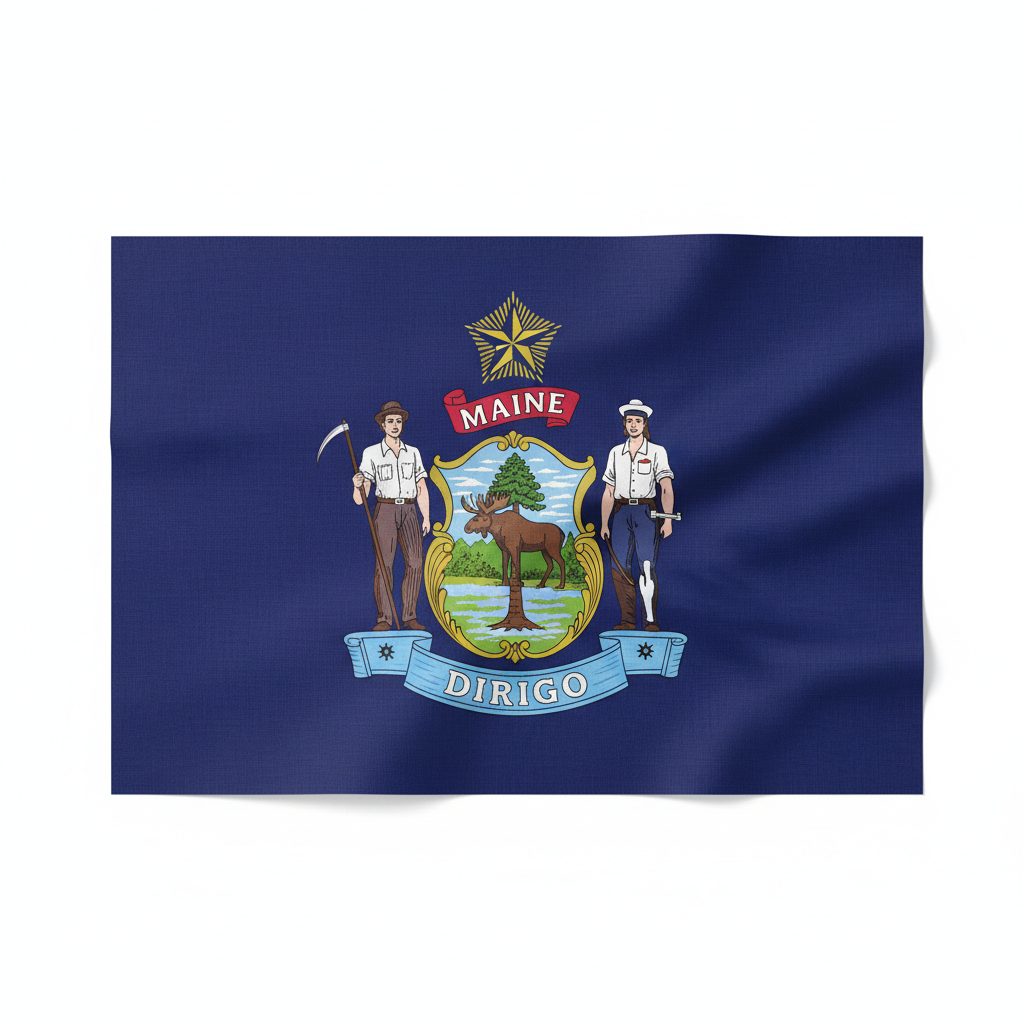 Maine state flag