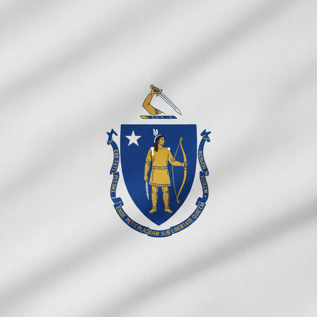 Massachusetts state flag