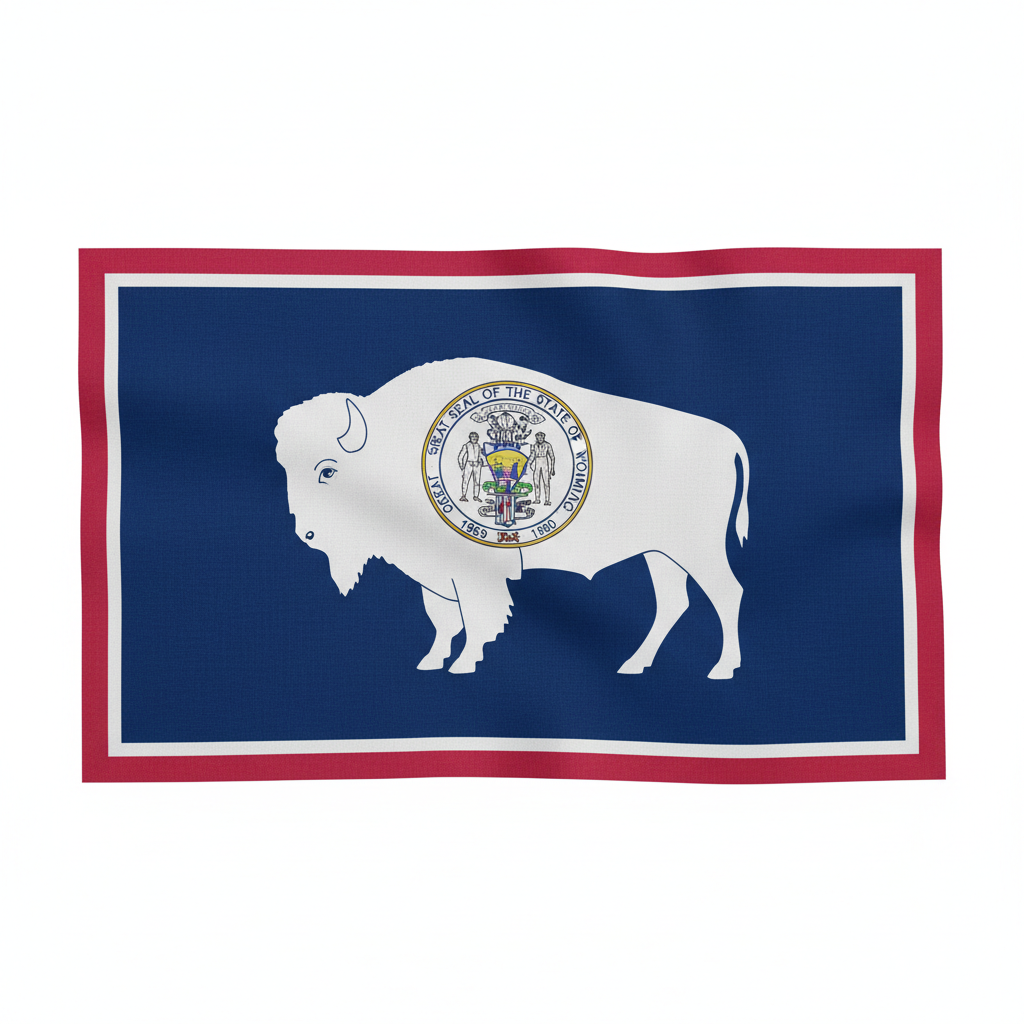 Wyoming state flag